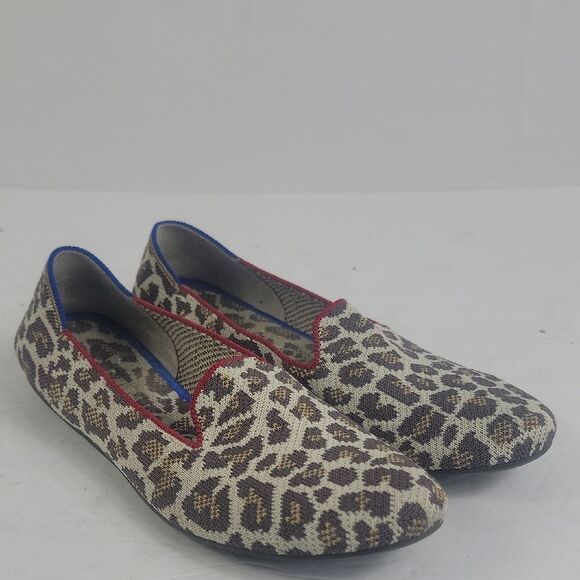 Rothy's Animal Print Leopard Slip-on Women's Loafers. - Picture 1 of 13